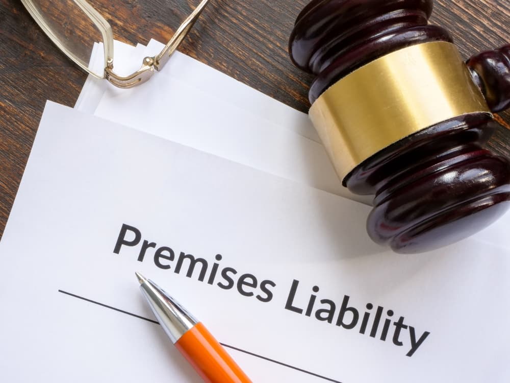 Documents about premises liability and pen.